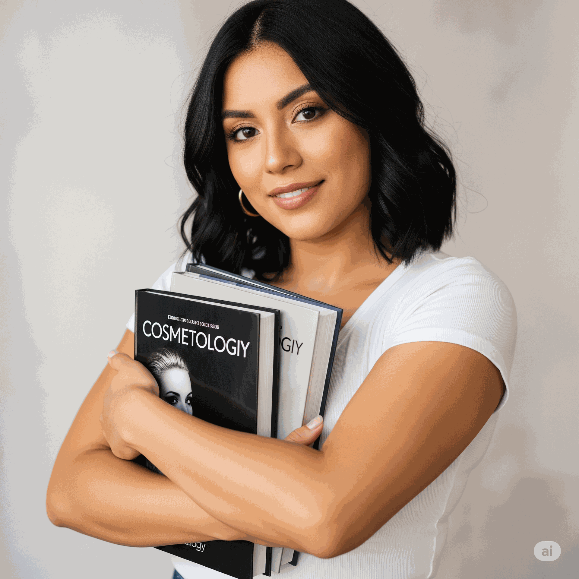 Estudiante de cosmetología